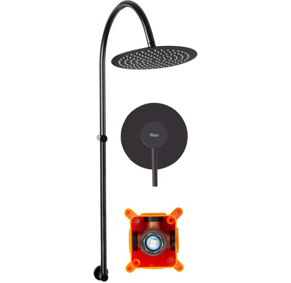 Kit de douche Rea Lugano Black + BOX