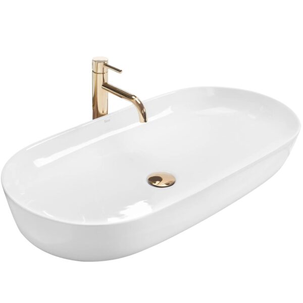 Vasque à poser Rea Cleo 81 White – Image 2
