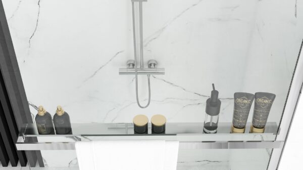ETAGERE POUR PAROI DE DOUCHE EVO CHROME – Image 3