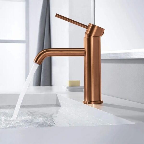 Robinet de lavabo Rea Lungo Lungo Copper Brush – Image 3
