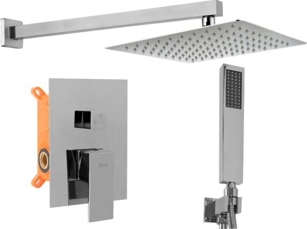 Kit de douche encastré FENIX CHROME BOX