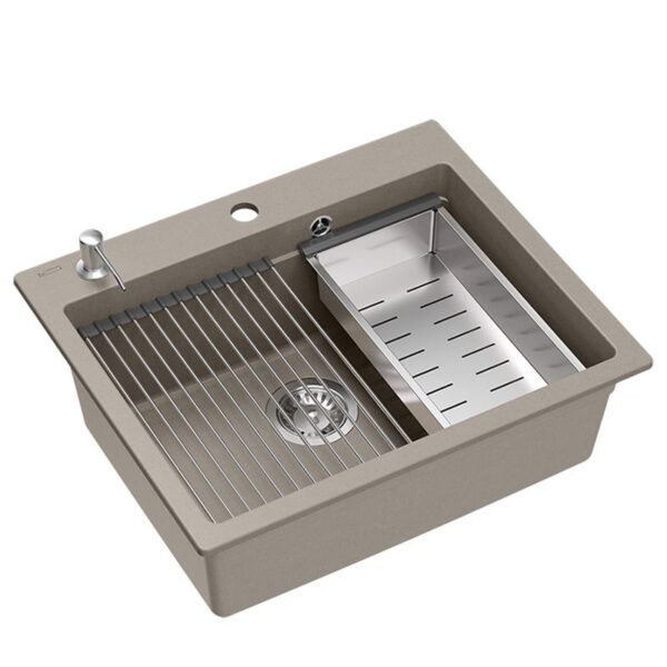 évier en granit KURT 110 WORKSTATION BEIGE – Image 4