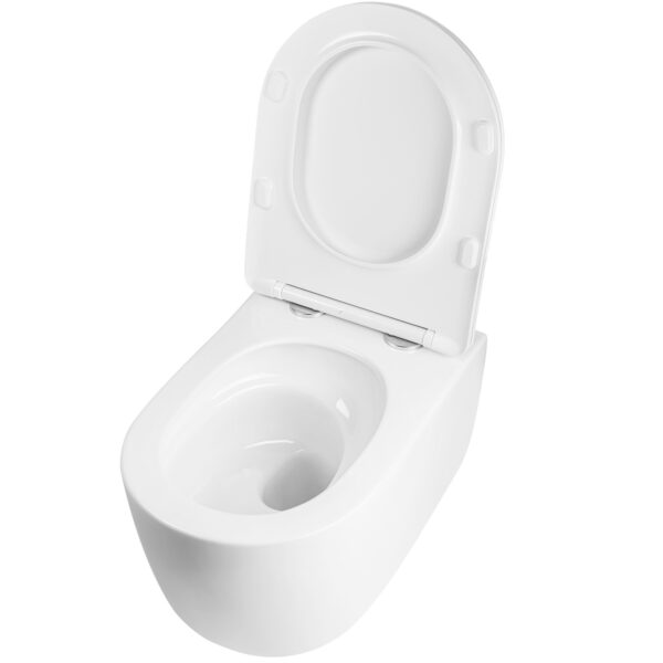 Cuvette WC suspendue Rea Eddy Tornado Rimless Flat N – Image 3