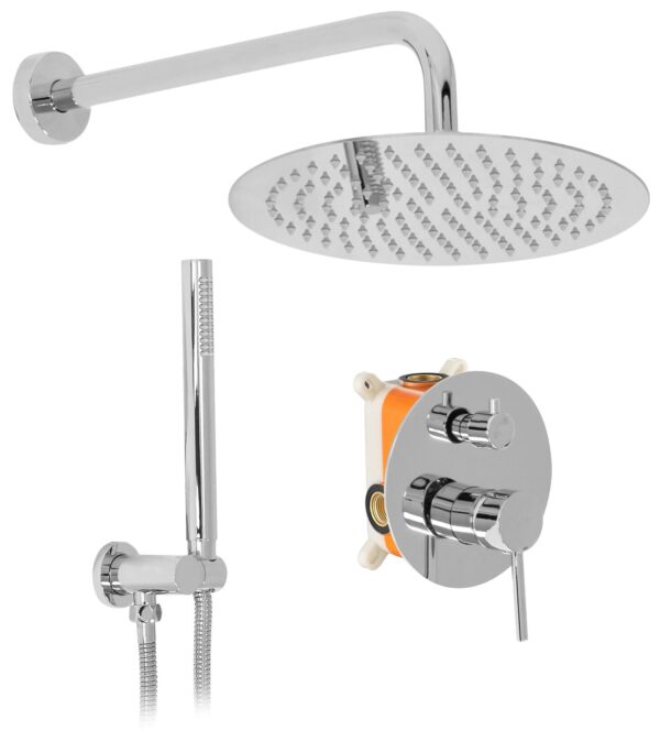 Kit de douche encastré REA Lungo Chrome + BOX