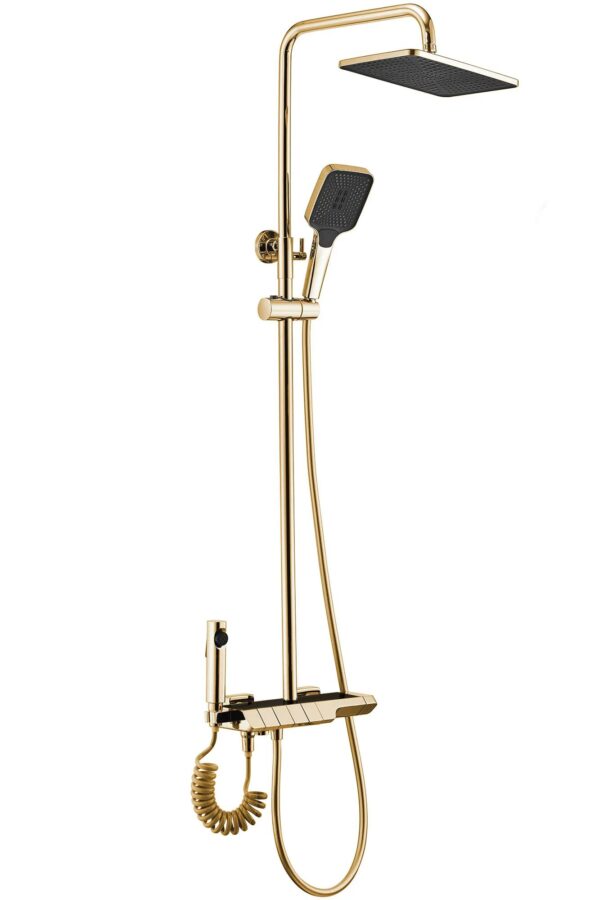Kit de douche avec thermostat REA ROB Gold – Image 4