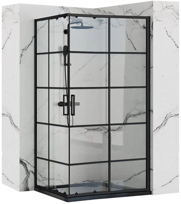Cabine de douche Rea Concept Black 80x100