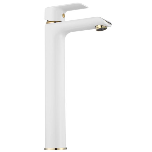 Robinet de lavabo REA Bloom white gold High – Image 3