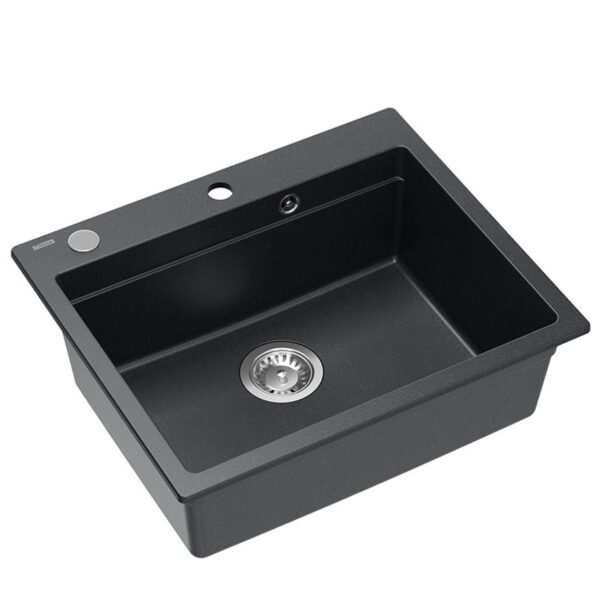 évier en granit KURT 110 WORKSTATION Black Dotted – Image 5