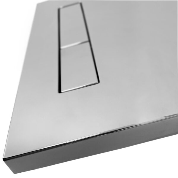 Bâti support WC avec plaque de commande type H Chrome – Image 3